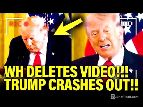 Trump CRASHES OUT Before BIG ADDRESS…WH DELETES VIDEO!!!!