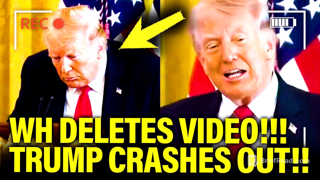 Trump CRASHES OUT Before BIG ADDRESS…WH DELETES VIDEO!!!!