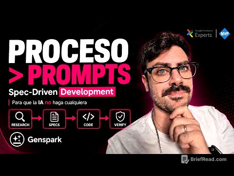 El SECRETO para que la IA no haga CUALQUIERA: Spec-Driven Development de punta a punta
