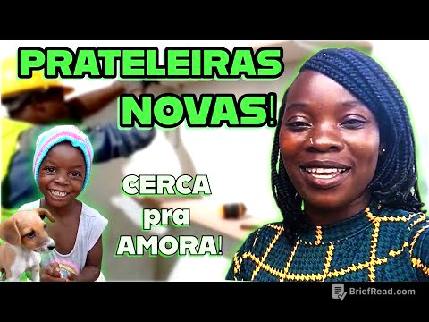 Prateleiras na sala e cerca para proteger a horta 🌱 + Respondendo COMENTÁRIOS  #IsauraLino
