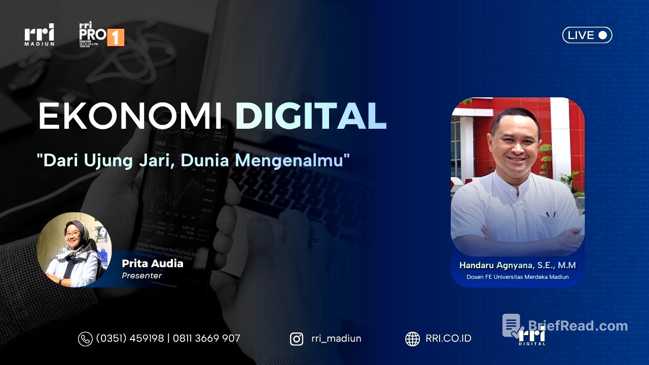 EKONOMI DIGITAL - DARI UJUNG JARI, DUNIA MENGENALMU