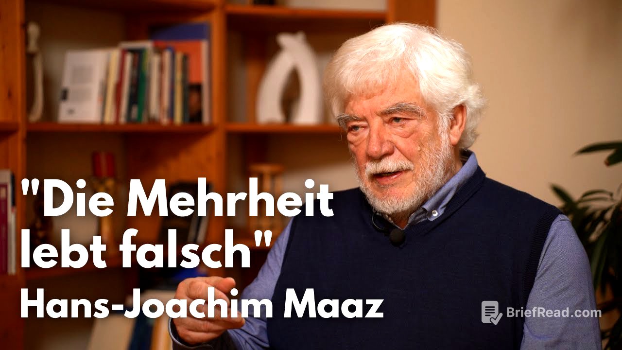 Krieg, "toxische Männlichkeit" und das Meckern | Psychiater Dr. Hans-Joachim Maaz