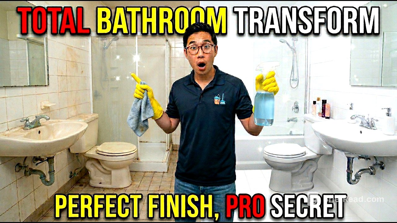 $3 Cleans Your Entire Bathroom PERMANENTLY — Cleaning Industry Charges $80 Per Visit For This