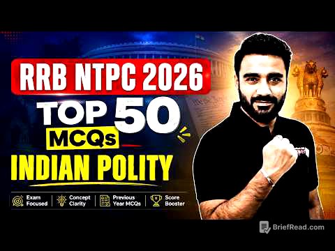 RRB NTPC 2026 | NTPC 12th level Polity Practice Set | Railway Top 50  GK GS MCQs | Sahil Sir