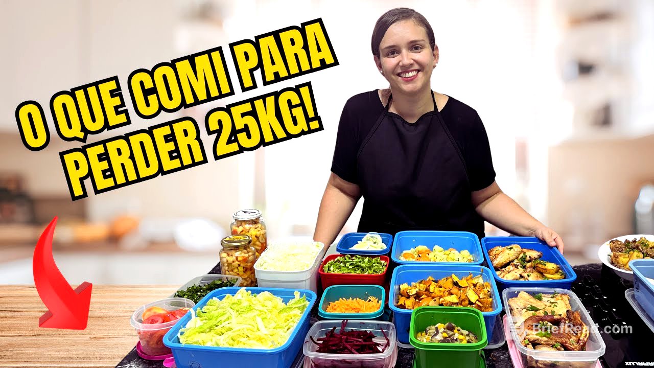 A DIETA QUE ME FEZ EMAGRECER 25KG! - COMO PREPARO MINHAS REFEIÇÕES PARA A SEMANA TODA