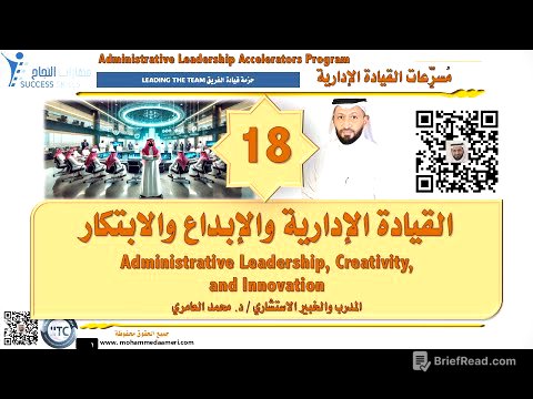 القيادة الإدارية والإبداع والابتكار Leadership, Creativity, and Innovation مع د. محمد العامري