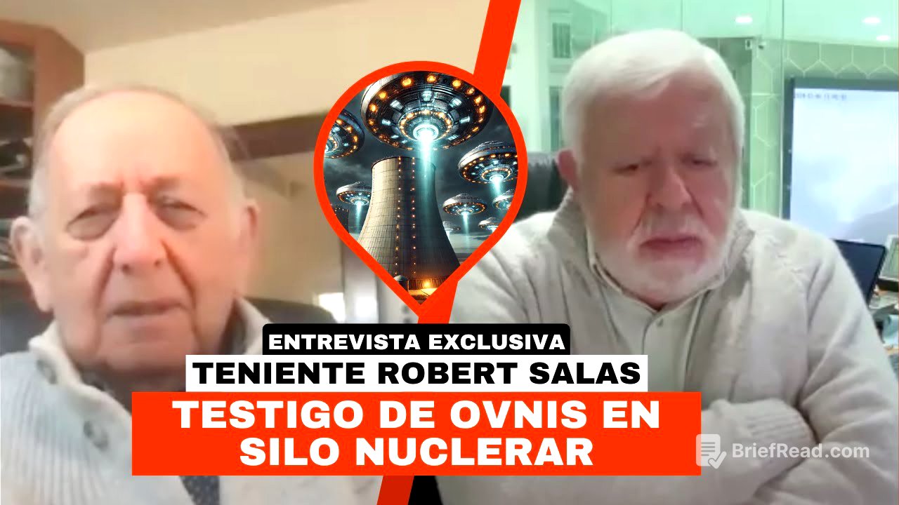 Entrevista EXCLUSIVA con el teniente ROBERT SALAS, testigo de OVNIS en silo nuclear