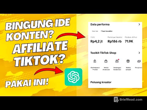 MANJUR! Cara Bikin Video Affiliate Tiktok Pakai Ai Cukup Satu Ketikan Sudah Jadi!