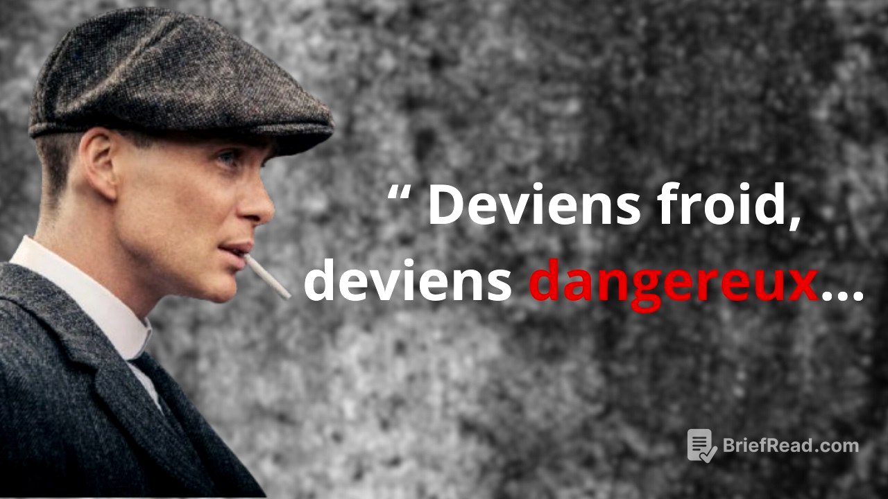 « Les règles froides de Thomas Shelby… que les faibles ne comprendront jamais »