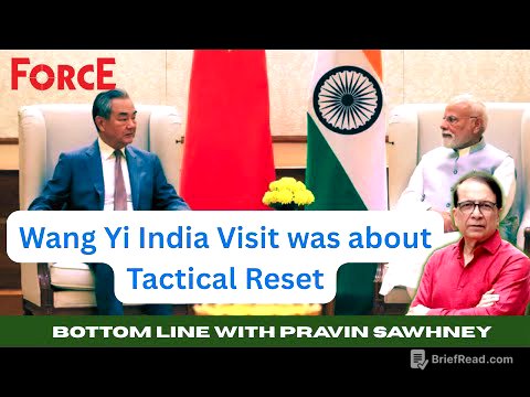 Wang Yi India Visit was about Tactical Reset