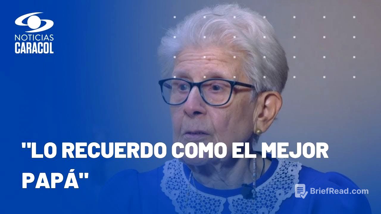 Con 89 años, hija de León María Lozano habló de su padre por primera vez ante cámaras