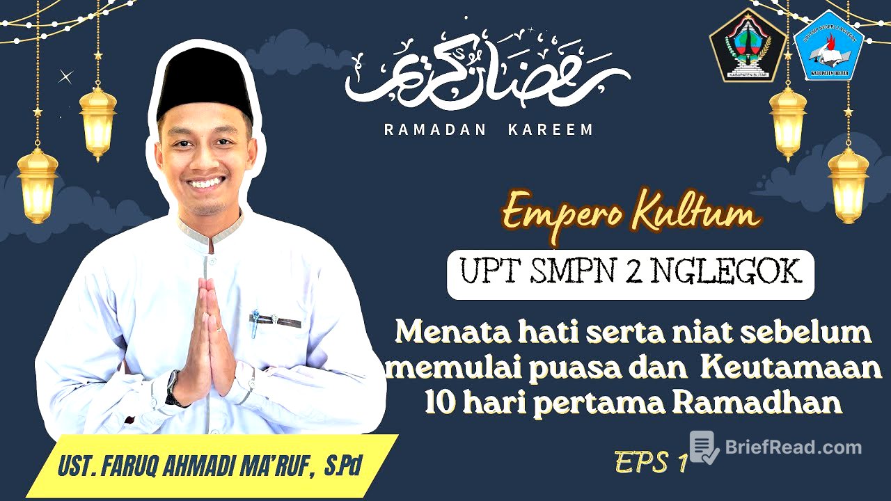 [EmperoKultum Eps. 1] Bersama Ustadz Faruq Ahmadi Ma'ruf - Menata Hati serta Niat Memulai Puasa