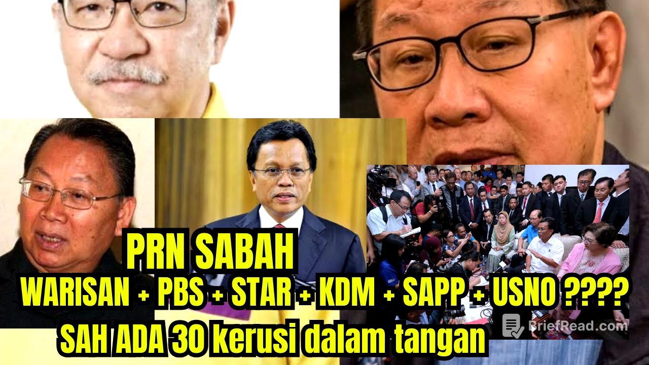 PRN Sabah : WARISAN+PBS+STAR+KDM+SAPP+USNO bakal bentuk gabungan KUAT BAHARU DI SABAH gantikan GRS?