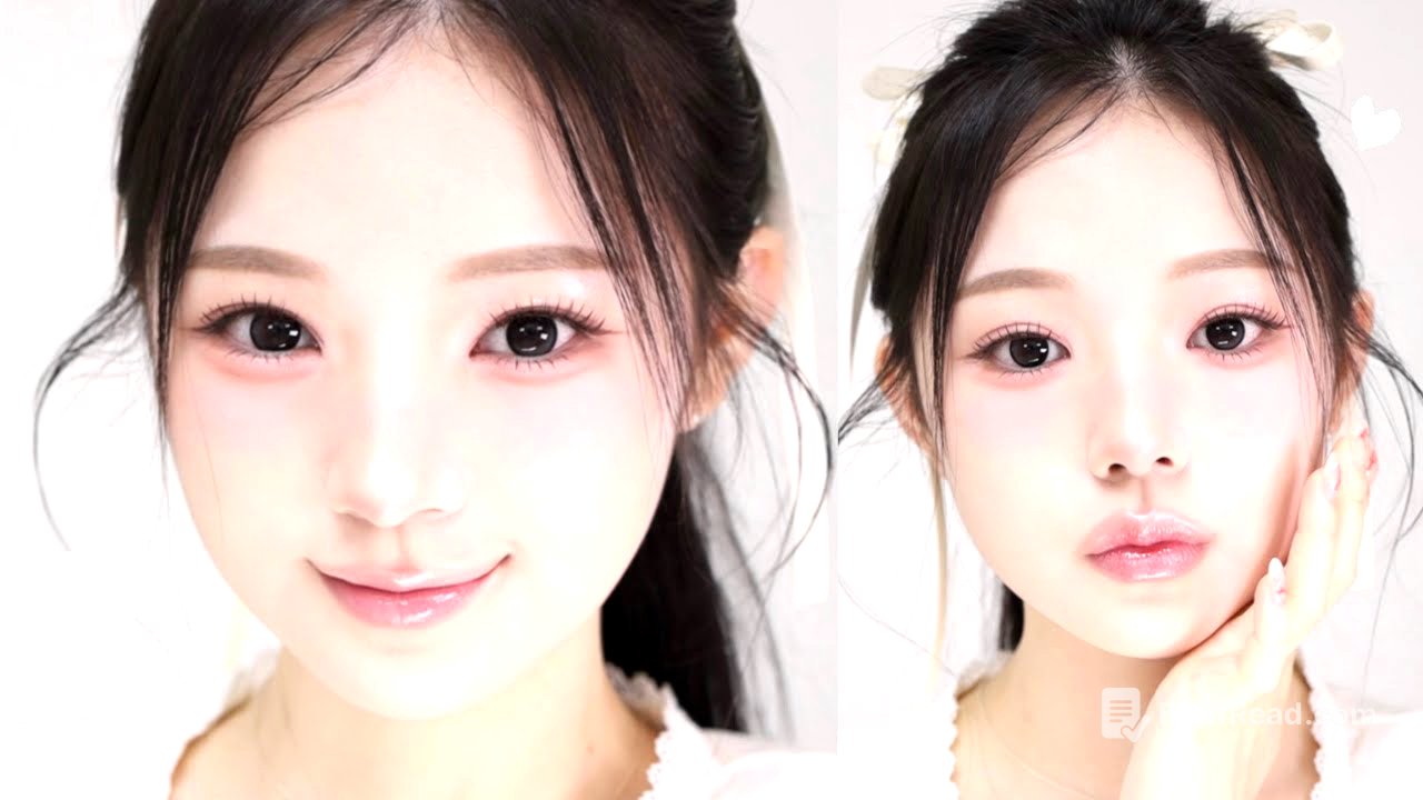 5세대 아이돌 깔 ⁺◟🎀 뽀용 라이트 핑크 메이크업🤍˚⋆