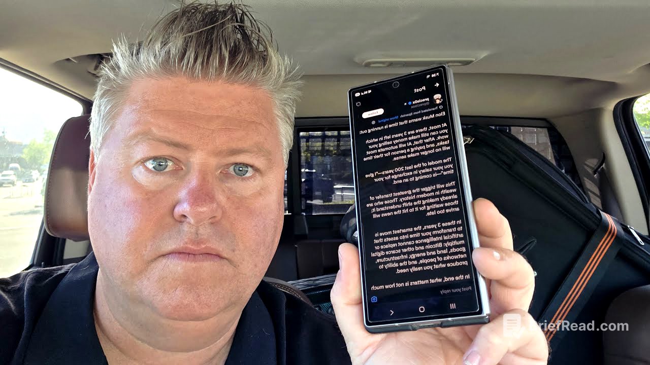 This Kept Me Up Last Night (Warning From Elon Musk)