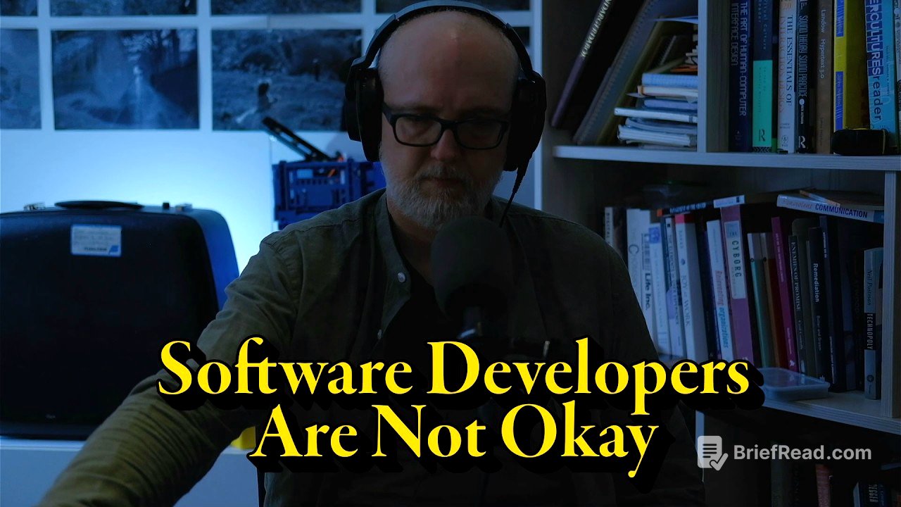 Software developers are not okay