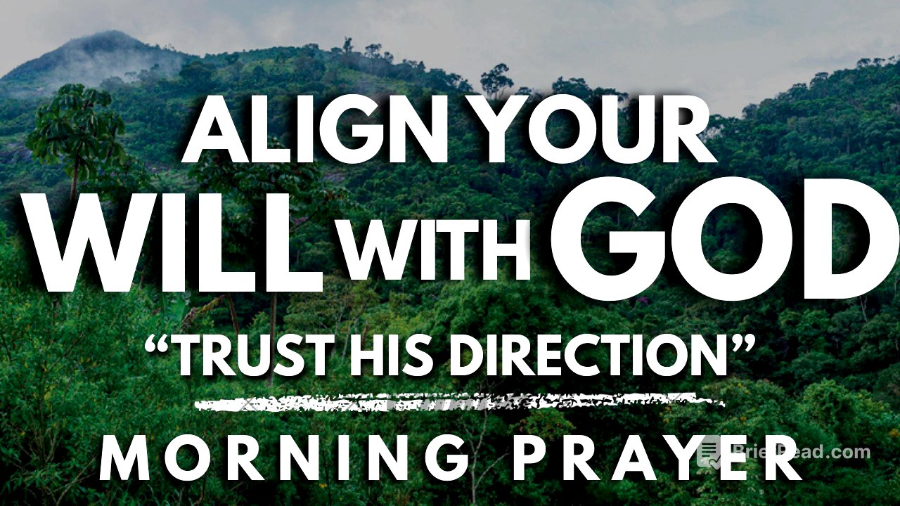 Lord, Align My Will With Yours Before I Make a Move | Powerful Morning Prayer