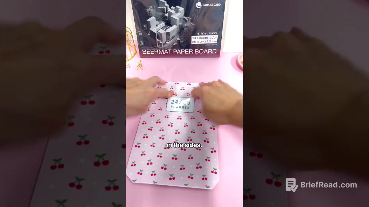 How to make hard covers for your planners ✨  #planifypro #PlannersDIY