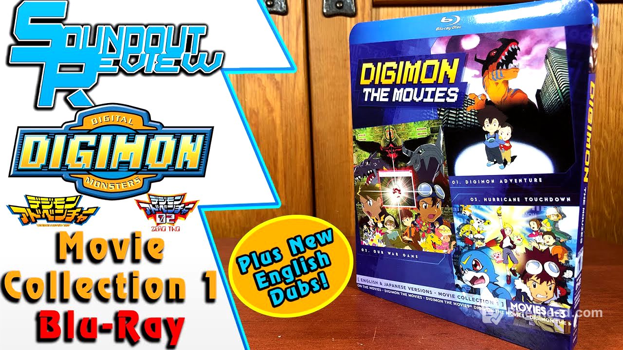 Digimon The Movies Collection: Our War Game, Hurricane Touchdown Blu-Ray/New Dub Review [Soundout12]