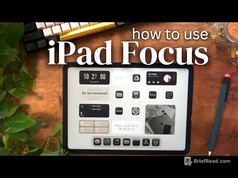 iPad Focus Mode Setup  Best Productivity Tool You're Not Using | The Ultimate Guide