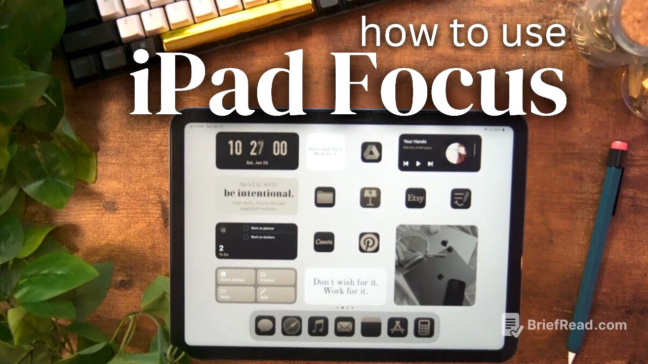 iPad Focus Mode Setup  Best Productivity Tool You're Not Using | The Ultimate Guide