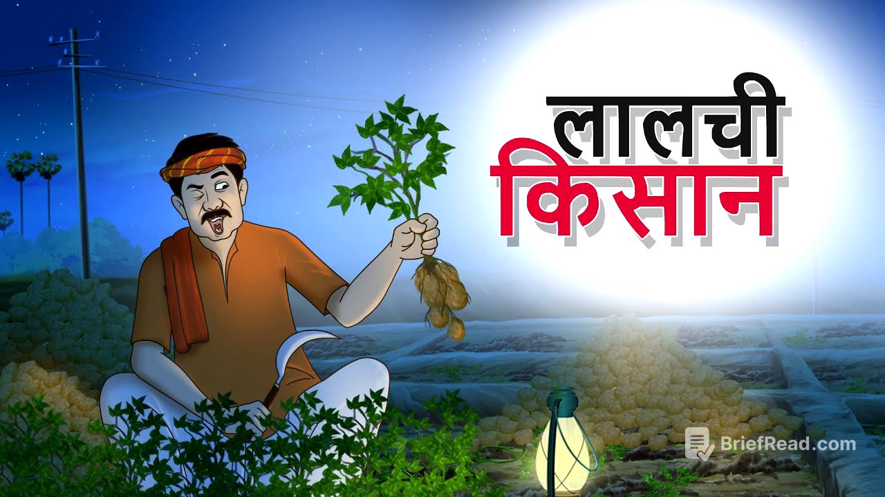 लालची किसान | Hindi Kahani | Cartoon | Comedy Video | Indian Village Tales | SSOFTOONS KAHANIYA