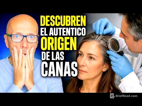 🩶🧬  ACABAN DE DESCUBRIR PORQUE APARECEN LAS CANAS DE VERDAD 🩶🧬