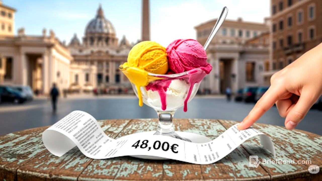 “48€ per due GELATI a Roma: truffa o realtà?”