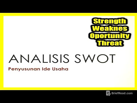 Analisis Swot dalam pemetaan peluang usaha