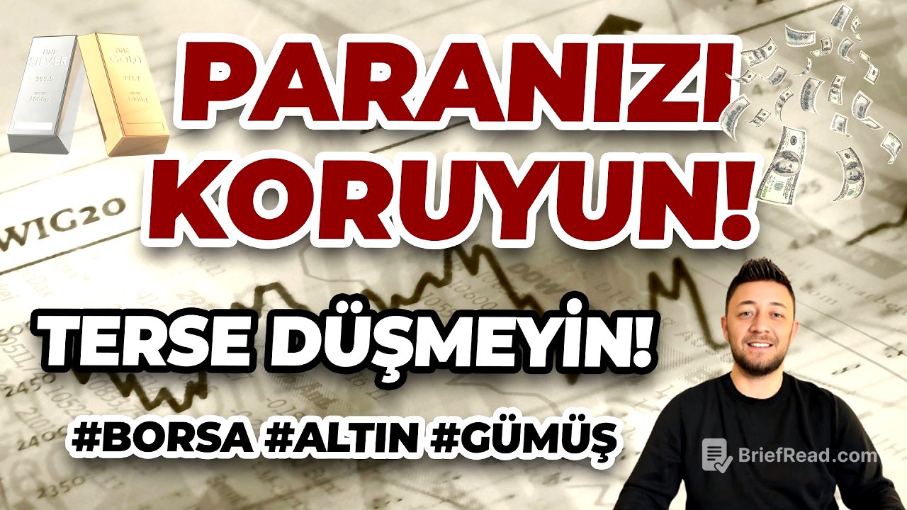 PARANIZI KORUYUN! TERSE DÜŞMEYİN! #BORSA #ALTIN #GÜMÜŞ