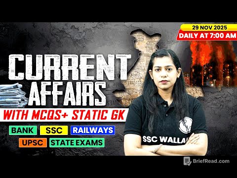 Current Affairs Today | 29 November Current Affairs 2025 | Daily Current Affairs | By Krati Mam