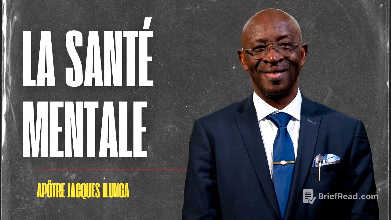 DIM 23 03 25 - La santé mentale - Apôtre Jacques Ilunga