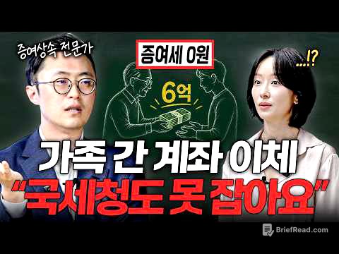 "생활비"라고 썼는데 세금 폭탄?" 가족 간 송금할 때 대다수가 하는 치명적인 실수ㅣ지식인클래스 EP.04 (이장원 2부)