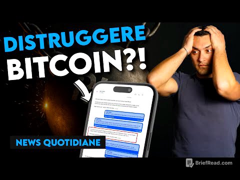 Questa cosa potrebbe SERIAMENTE uccidere BITCOIN!!!