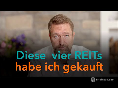 Diese vier REITs habe ich gekauft
