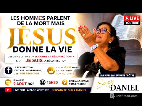 Là où Jésus entre la mort perd son autorité Servante Suzy DANIEL 