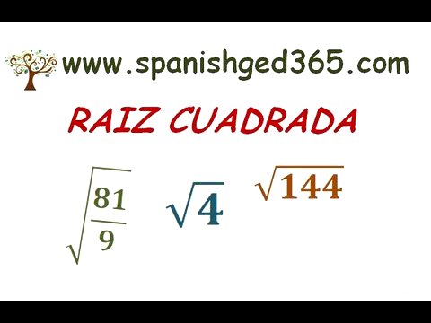 Cuadrados perfectos y raíz cuadrada