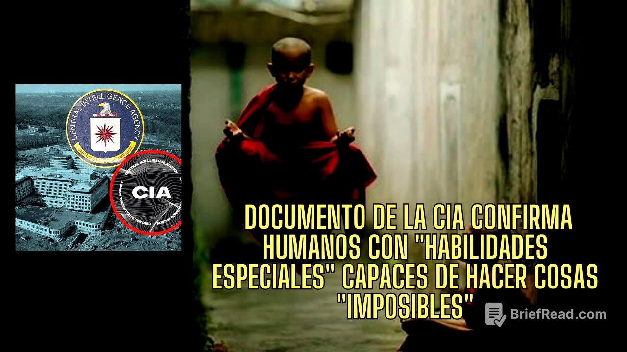 Documento de la CIA confirma humanos con habilidades especiales capaces de hacer cosas imposibles