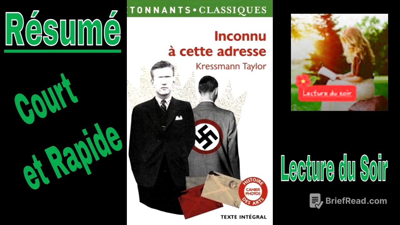 Inconnu à cette adresse   résumé rapide et complet