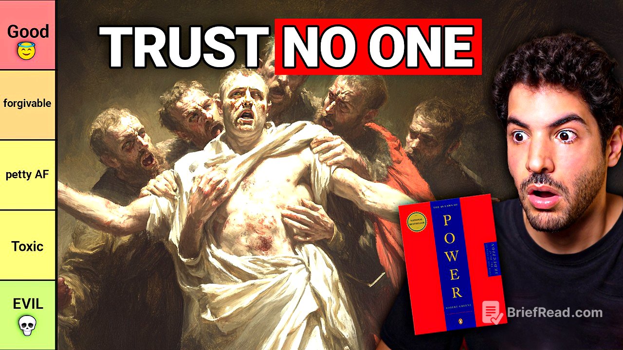 Ranking 48 Laws of Power From Least to Most TOXIC (Summary)