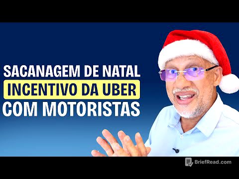 COMO UBER ESTÁ SACANEANDO MOTORISTAS NESTE NATAL