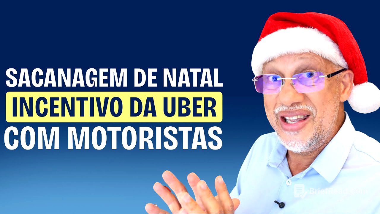 COMO UBER ESTÁ SACANEANDO MOTORISTAS NESTE NATAL