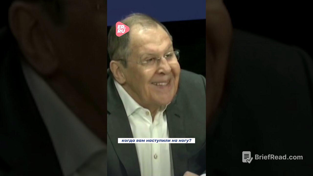 Сергей Лавров рассказал о наступившей ему на ногу на саммите БРИКС девушке #новости #БРИКС #мир