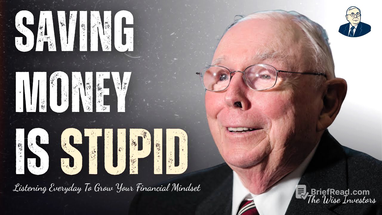 Charlie Munger: Why Having Savings Nowadays Makes No Sense?