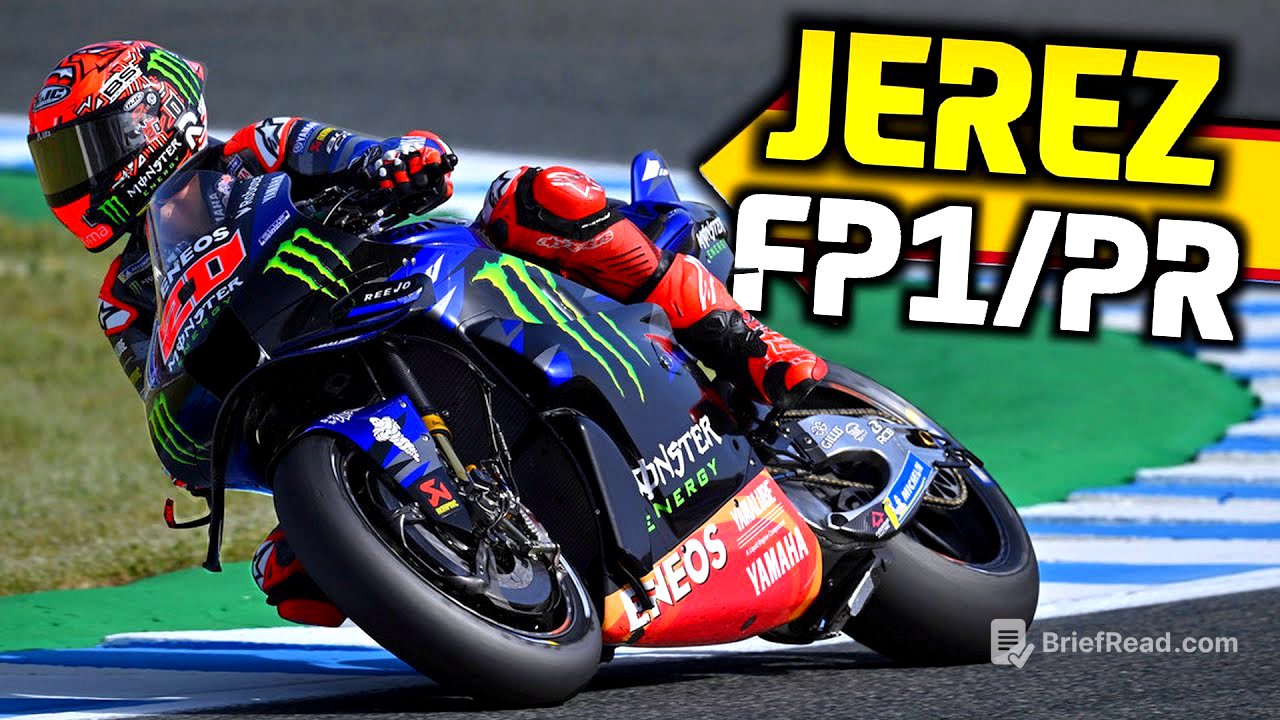 F.QUARTARARO signe sa MEILLEURE journée ! DEBRIEF FP1/PR JEREZ MotoGP 2025