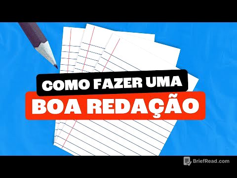 5 passos simples para fazer uma BOA REDAÇÃO!
