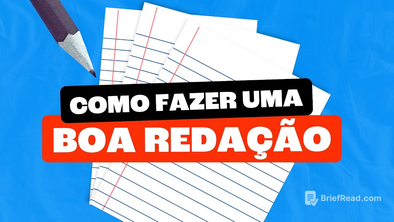 5 passos simples para fazer uma BOA REDAÇÃO!