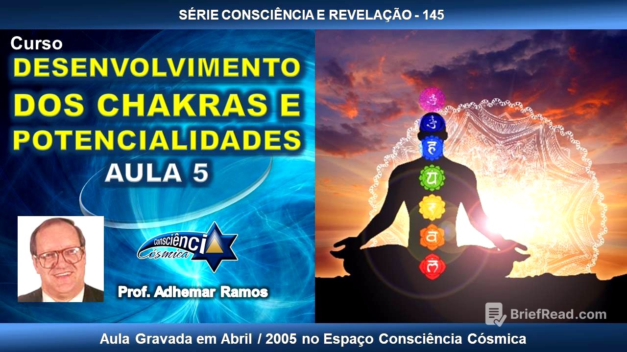 145 DESENVOLVIMENTO DOS CHAKRAS E POTENCIALIDADES - AULA 5 - Prof. Adhemar Ramos