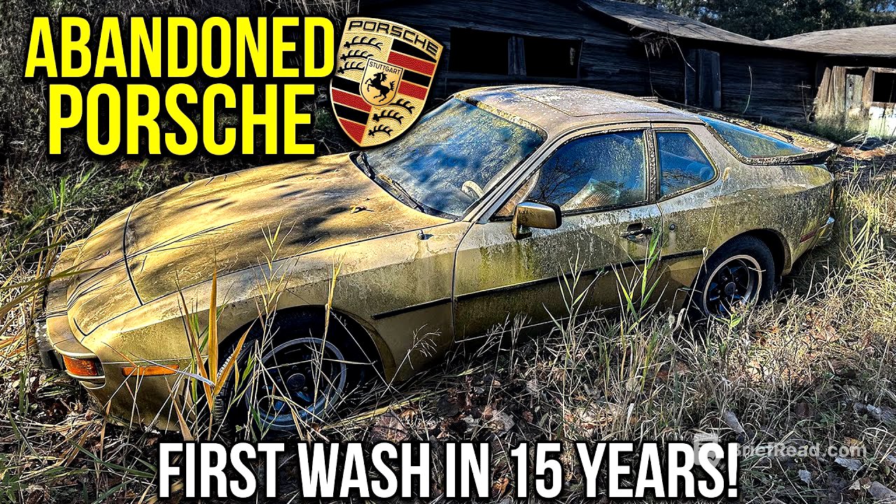 First Wash in 15 Years: ABANDONED Barn Find Porsche | Car Detailing Restoration