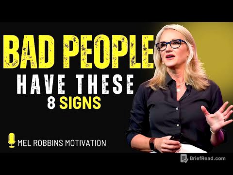 ⚠️ Bad People Show These 8 Signs – Mel Robbins Reveals the Truth #motivation